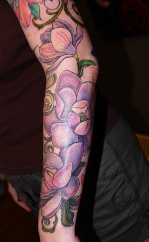Tattoos - Flower Sleeve Tattoo - 63939